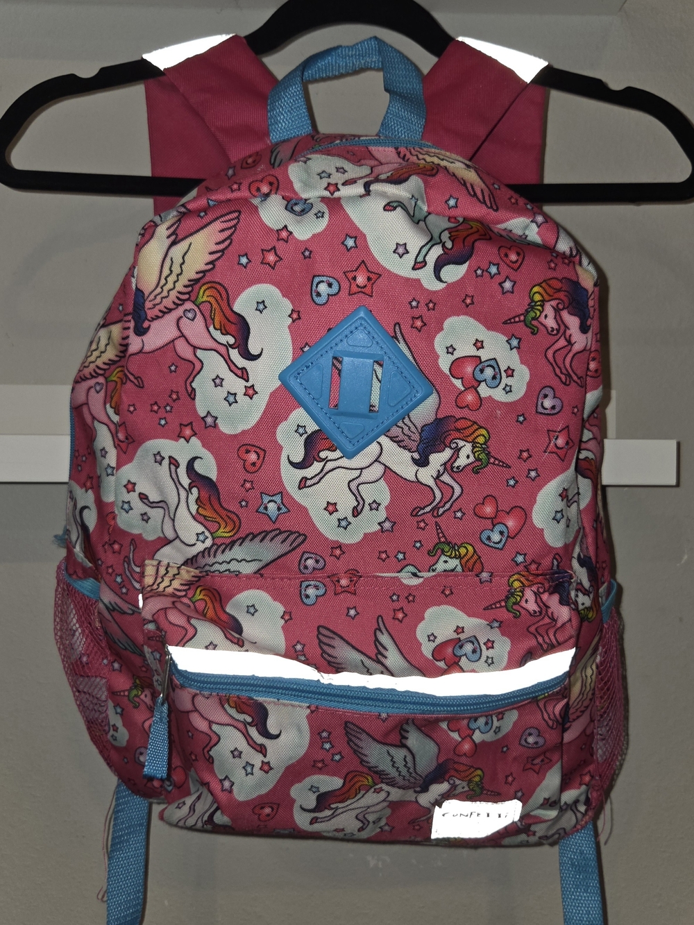 Confetti Pink Unicorn Backpack